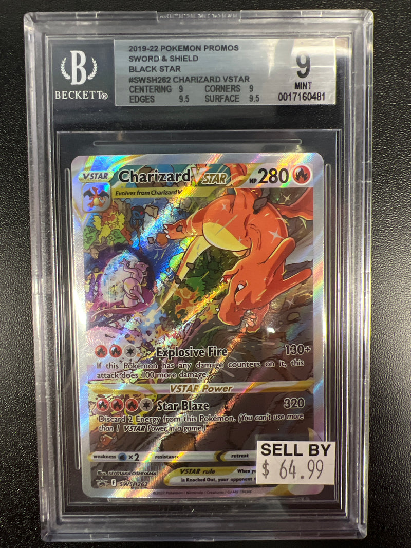 Charizard VSTAR SWSH262 BECKETT 9