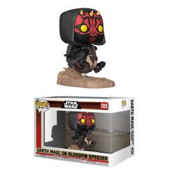 Funko POP! Pop Rides Deluxe Star Wars EPI Darth Maul Bloodfin - POKÉ JEUX