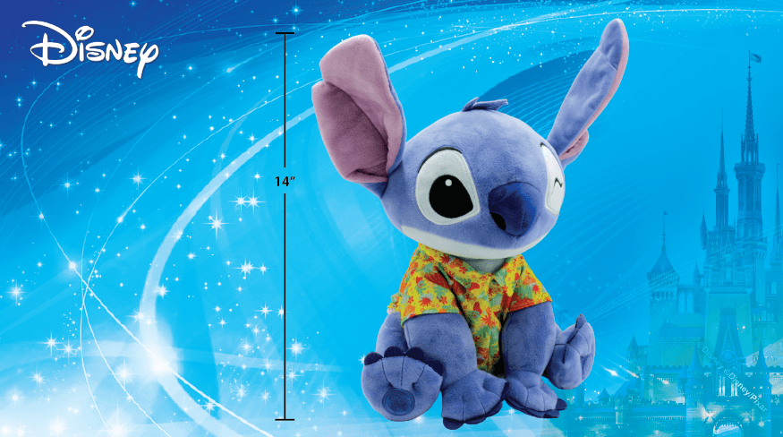 Disney Plush Lilo & Stitch Hawaiian Medium Plush - POKÉ JEUX