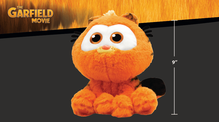 Garfield - Soft Plush Small - POKÉ JEUX