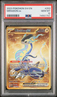 Miraidon EX 253/198 - grade 10 - POKÉ JEUX