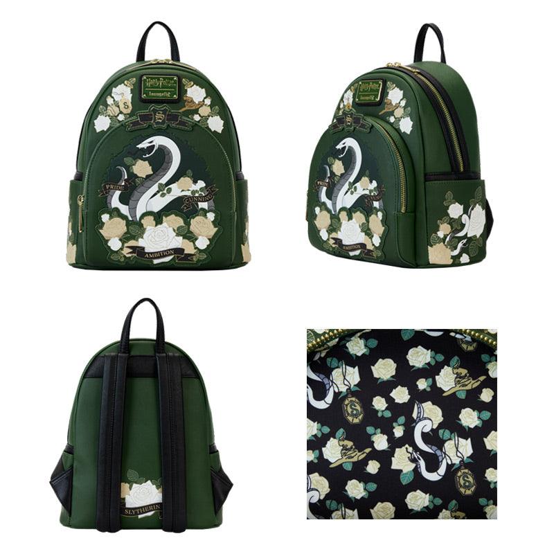 Loungefly - Harry Potter Slytherin Tattoo Backpack - POKÉ JEUX