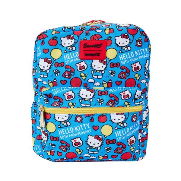 Loungefly - Sanrio Hello Kitty 50th Anniversary Nylon Backpack - POKÉ JEUX