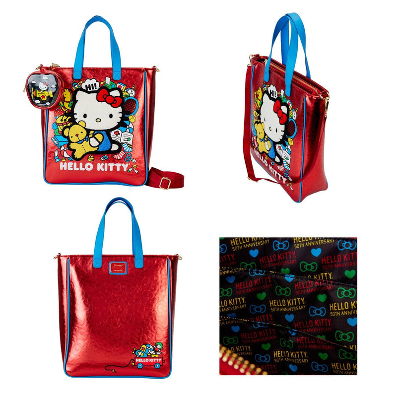 Loungefly - Sanrio Hello Kitty 50th Anniversary Tote - POKÉ JEUX