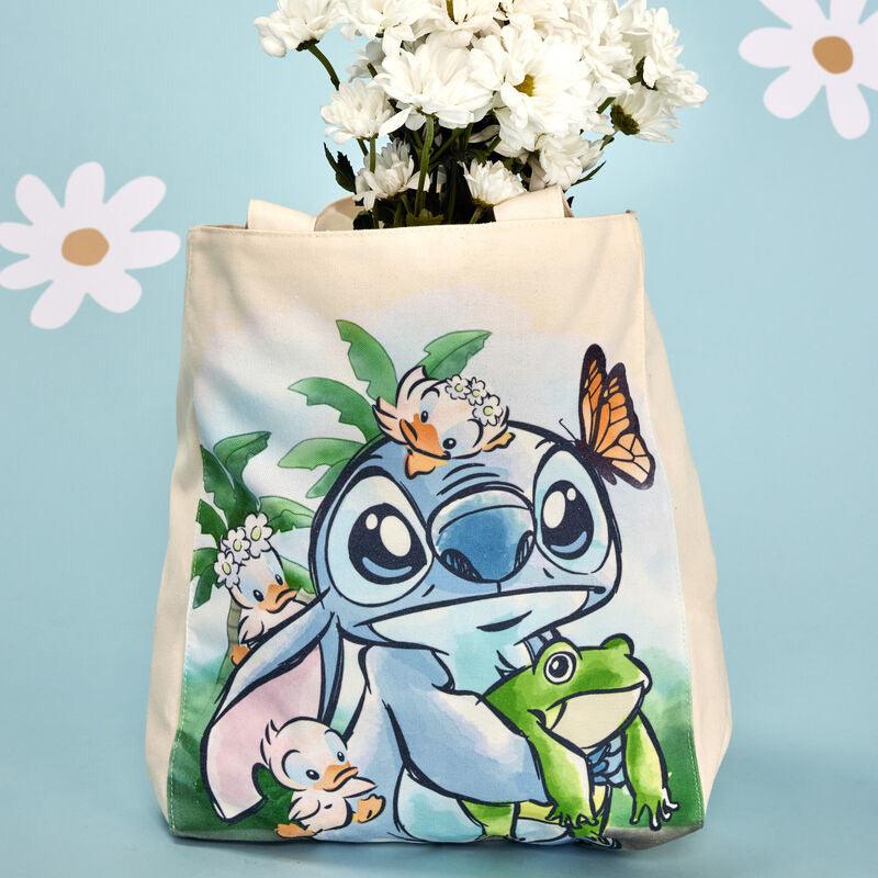 Loungefly - Disney Stitch Springtime Canvas Tote - POKÉ JEUX