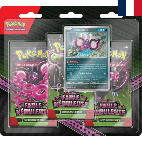 (FRENCH) POKEMON SV6.5 SHROUDED FABLE 3PK BLISTER