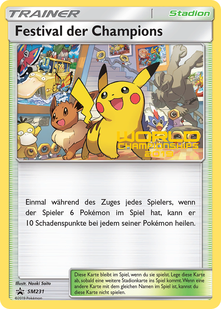 Champions Festival (SM231) (2019) [Sun & Moon: Black Star Promos]