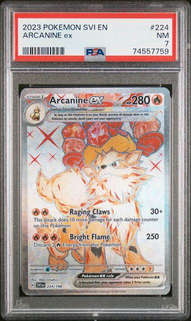 Arcanine EX 224/198 - grade 7 - POKÉ JEUX