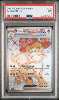 Arcanine EX 224/198 - grade 7 - POKÉ JEUX