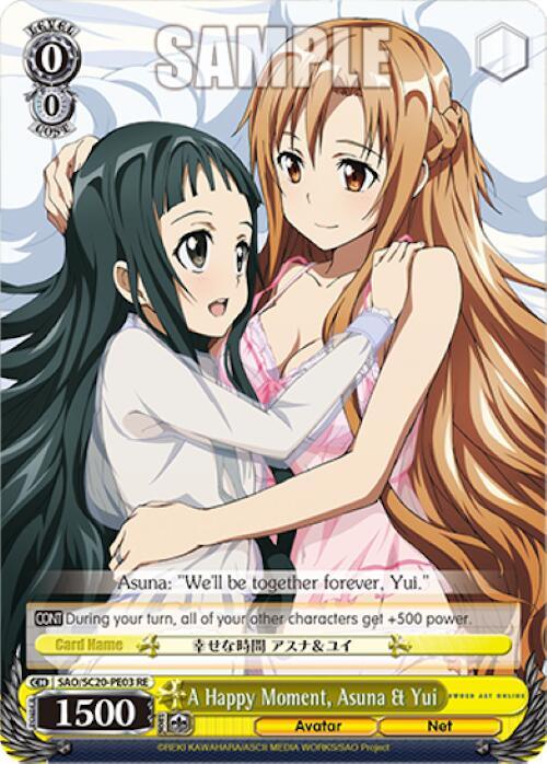 A Happy Moment, Asuna & Yui [Sword Art Online Chronicle Set] - POKÉ JEUX