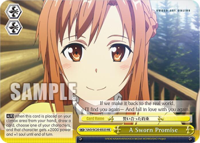 A Sworn Promise [Sword Art Online Chronicle Set] - POKÉ JEUX