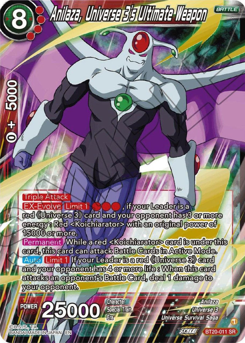 Anilaza, Universe 3's Ultimate Weapon (BT20-011) [Power Absorbed] - POKÉ JEUX