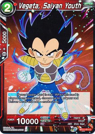 Vegeta, Saiyan Youth (BT11-011) [Vermilion Bloodline 2nd Edition] - POKÉ JEUX