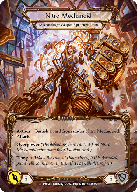 Construct Nitro Mechanoid // Nitro Mechanoid (Marvel) [DYN092] (Dynasty) Cold Foil - POKÉ JEUX