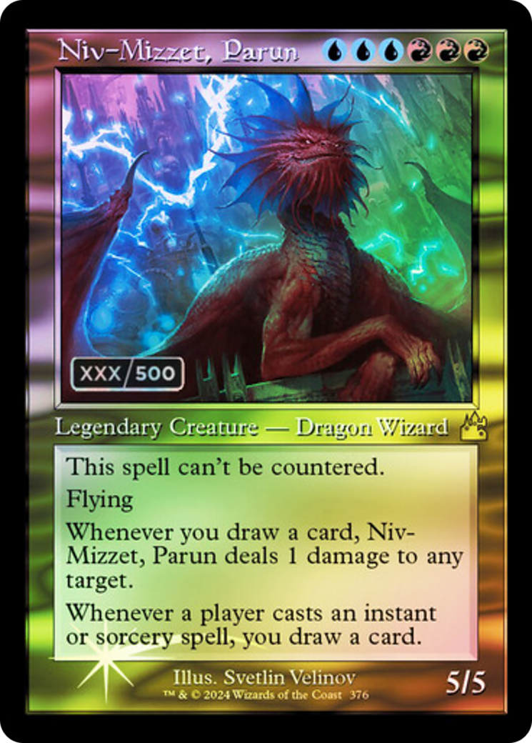 Niv-Mizzet, Parun (Retro) (Serialized) [Ravnica Remastered]