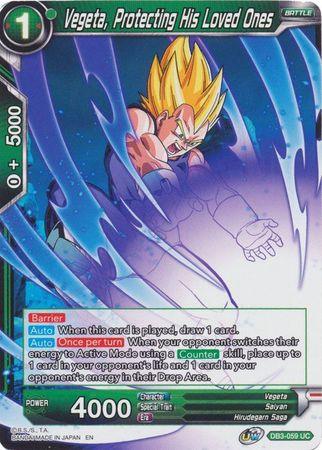 Vegeta, Protecting His Loved Ones (DB3-059) [Giant Force] - POKÉ JEUX