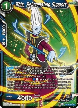 Whis, Rejuvenating Support (BT16-040) [Realm of the Gods] - POKÉ JEUX