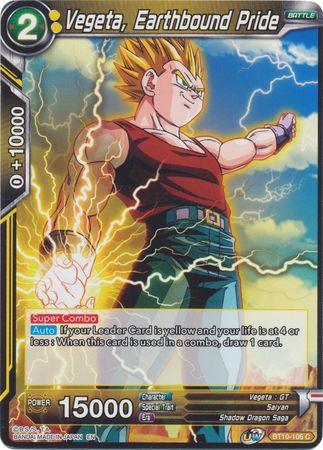 Vegeta, Earthbound Pride (BT10-106) [Rise of the Unison Warrior] - POKÉ JEUX