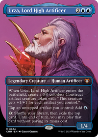 Urza, Lord High Artificer (Borderless Profile) [Commander Masters]