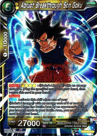 Abrupt Breakthrough Son Goku (BT4-076) [Colossal Warfare] - POKÉ JEUX