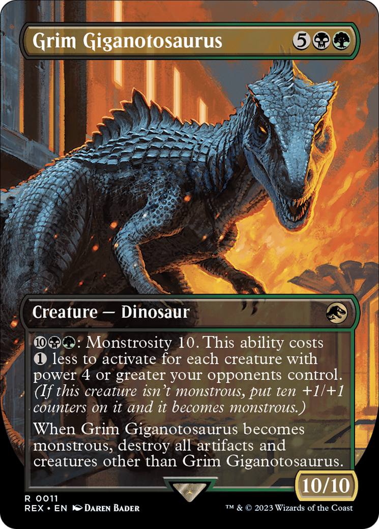 Grim Giganotosaurus (Borderless) [Jurassic World Collection]