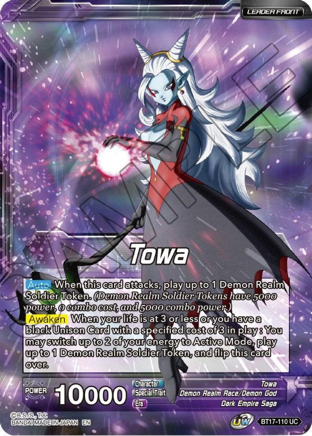 Towa // Demon God Towa, Dark Leader (BT17-110) [Ultimate Squad Prerelease Promos] - POKÉ JEUX