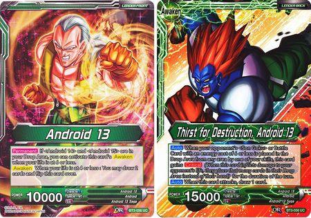 Android 13 // Thirst for Destruction, Android 13 (BT3-056) [Cross Worlds] - POKÉ JEUX