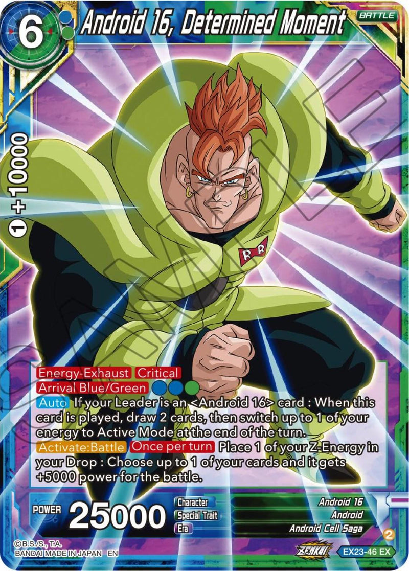 Android 16, Determined Moment (EX23-46) [Premium Anniversary Box 2023] - POKÉ JEUX