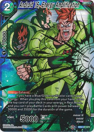 Android 16, Energy Amplification (SPR) (BT8-121) [Malicious Machinations] - POKÉ JEUX