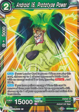 Android 16, Prototype Power (BT9-043) [Universal Onslaught] - POKÉ JEUX