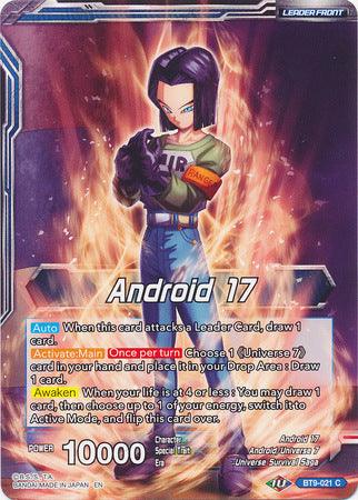 Android 17 // Android 17, Universal Guardian (BT9-021) [Universal Onslaught] - POKÉ JEUX