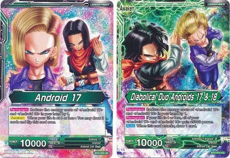 Android 17 // Diabolical Duo Androids 17 & 18 (BT2-070) [Union Force] - POKÉ JEUX