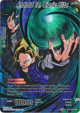 Android 18, Bionic Blitz (SPR) (BT9-099) [Universal Onslaught] - POKÉ JEUX