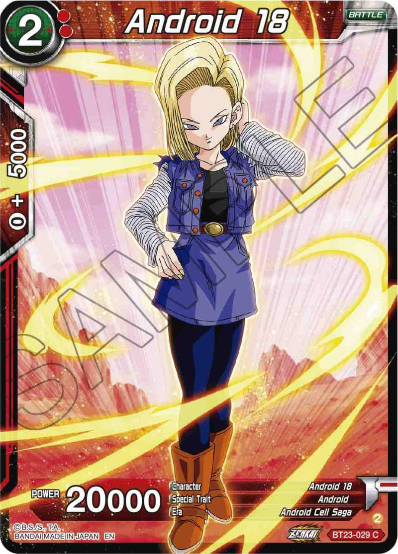 Android 18 (BT23-029) [Perfect Combination] - POKÉ JEUX