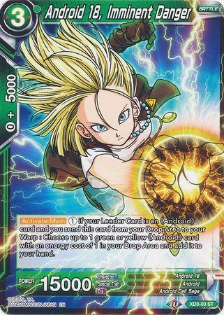 Android 18, Imminent Danger (XD3-03) [The Ultimate Life Form] - POKÉ JEUX