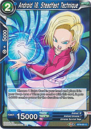 Android 18, Steadfast Technique (BT9-031) [Universal Onslaught] - POKÉ JEUX