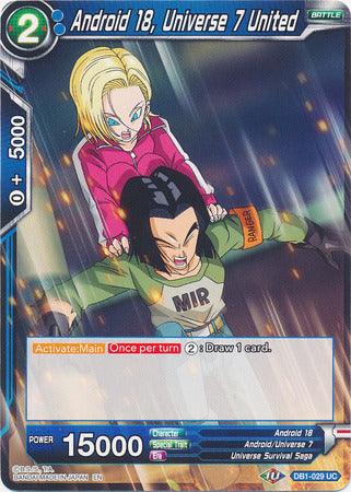 Android 18, Universe 7 United (DB1-029) [Dragon Brawl] - POKÉ JEUX