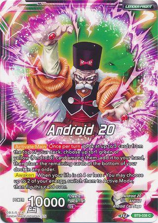 Android 20 // Androids 20, 17, & 18, Bionic Renaissance (BT9-038) [Universal Onslaught] - POKÉ JEUX