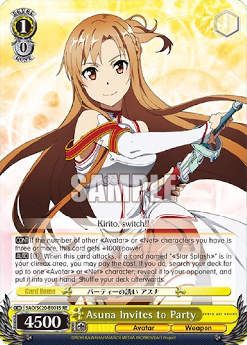 Asuna Invites to Party (SR) [Sword Art Online Chronicle Set] - POKÉ JEUX