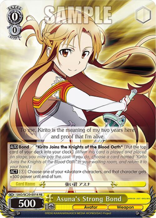 Asuna's Strong Bond [Sword Art Online Chronicle Set] - POKÉ JEUX