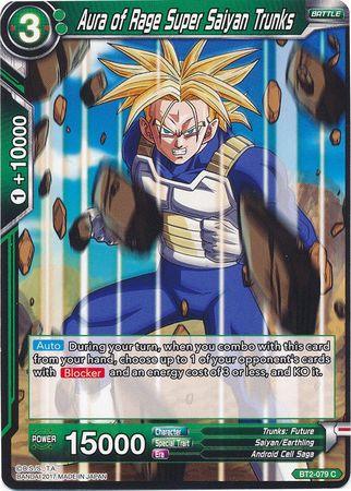 Aura of Rage Super Saiyan Trunks (BT2-079) [Union Force] - POKÉ JEUX