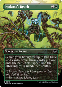 Kodama's Reach (Borderless Alternate Art) [Commander Masters]