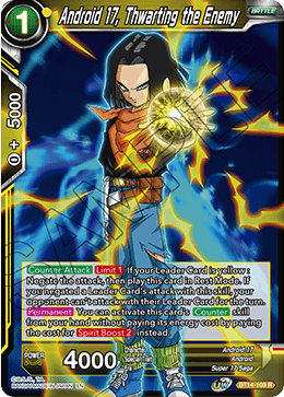 Android 17, Thwarting the Enemy (BT14-109) [Cross Spirits] - POKÉ JEUX