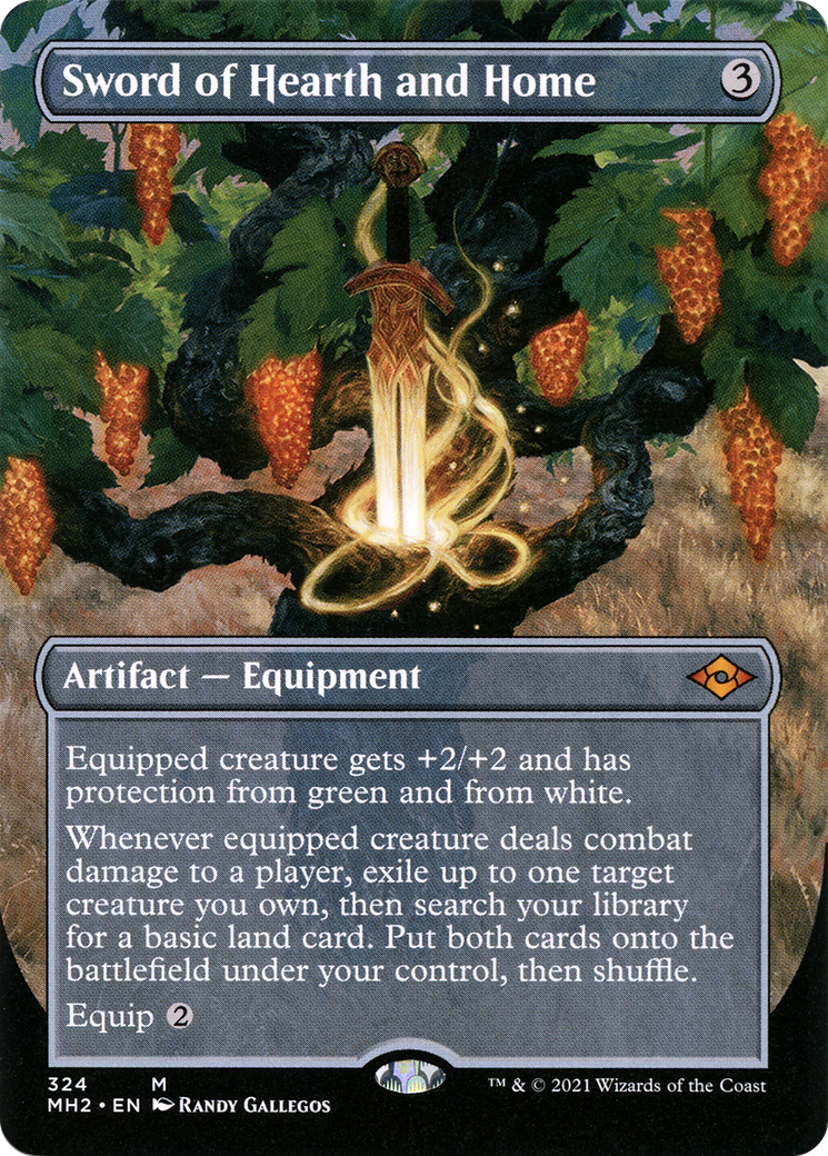 Sword of Hearth and Home (Borderless Alternate Art) [Modern Horizons 2]