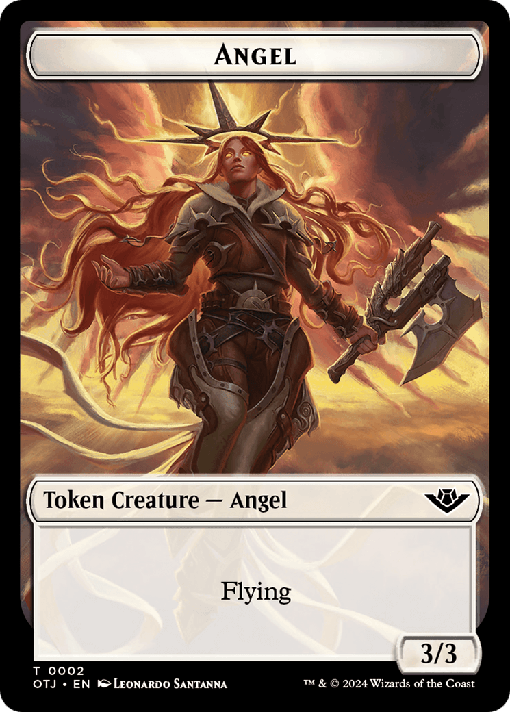 Angel Token [Outlaws of Thunder Junction Tokens] - POKÉ JEUX