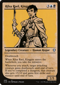 Rilsa Rael, Kingpin (Showcase) [Commander Legends: Battle for Baldur's Gate]