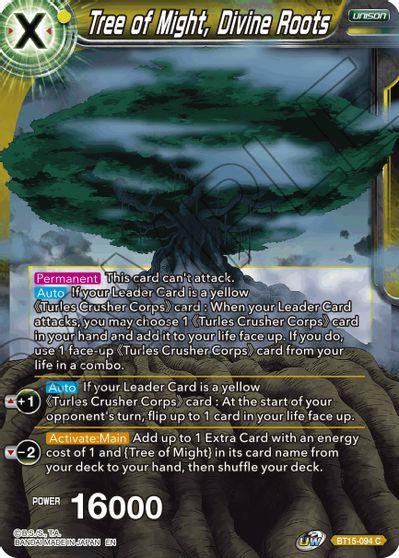 Tree of Might, Divine Roots (BT15-094) [Saiyan Showdown] - POKÉ JEUX