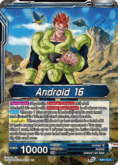 Android 16 // Android 16, Bottomless Inferno (EB1-12) [Battle Evolution Booster] - POKÉ JEUX