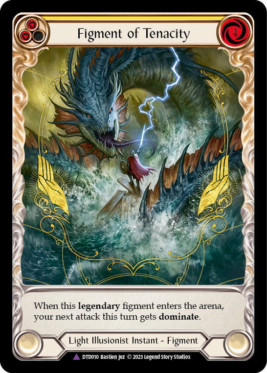 Figment of Tenacity // Metis, Archangel of Tenacity (Marvel) [DTD010] (Dusk Till Dawn)  Cold Foil