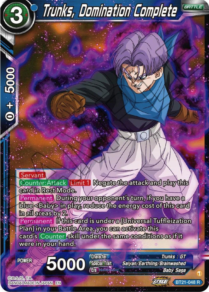 Trunks, Domination Complete (BT21-048) [Wild Resurgence] - POKÉ JEUX